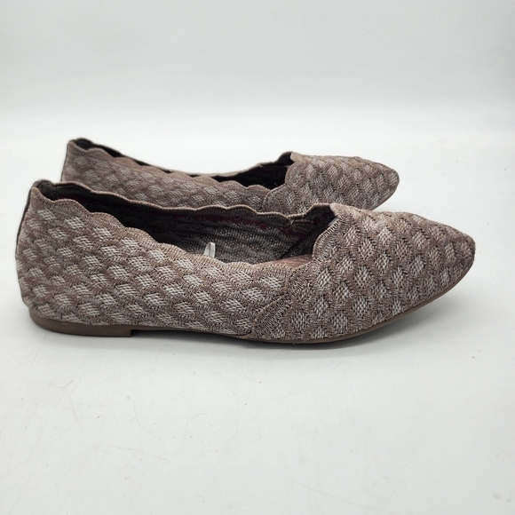 Skechers Shoes Women 8 Cleo Honeycomb Fabric Pointed Toe Flats - Picture 6 of 13